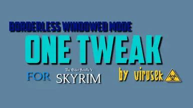 onetweak oblivion|OneTweak at Skyrim Nexus .